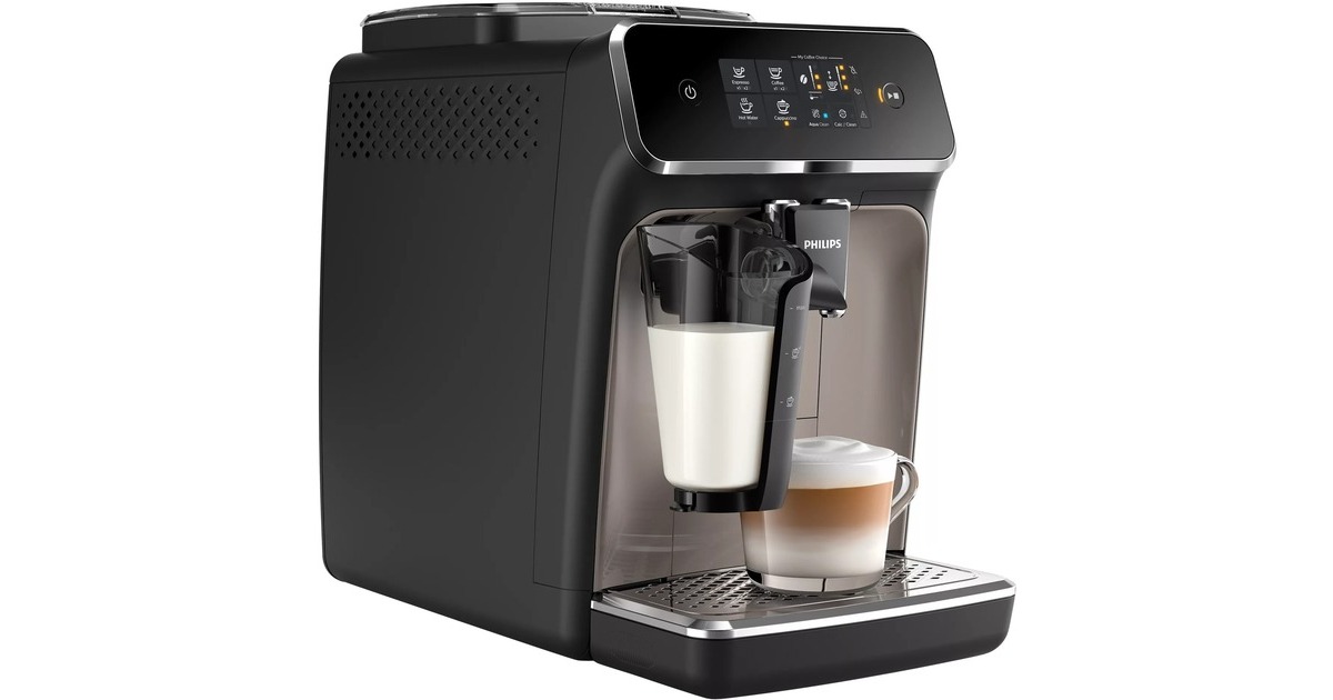 Philips Series 2200 EP2235/40 LatteGo, Vollautomat(schwarz/zinkbraun)