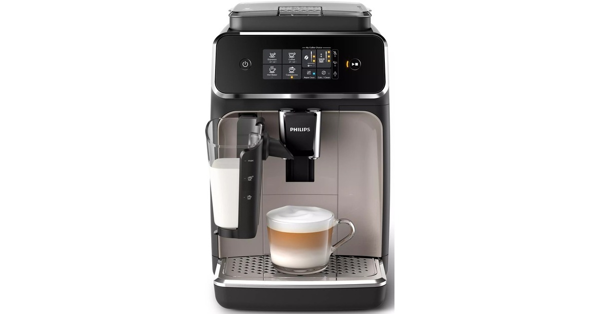 Philips Series 2200 EP2235/40 LatteGo, Vollautomat(schwarz/zinkbraun)