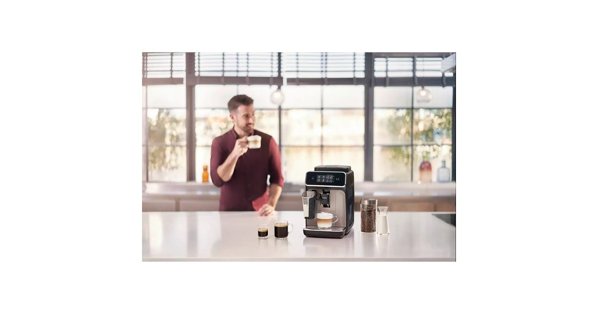 Philips Series 2200 EP2235/40 LatteGo, Vollautomat(schwarz/zinkbraun)