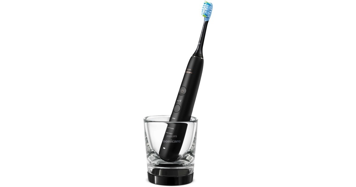 Philips Sonicare DiamondClean HX9914/61, Elektrische Zahnbürste(roségold/schwarz, inkl. 2. Handstück)