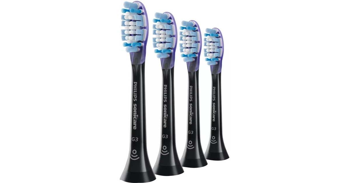 Philips Sonicare HX9054/33 G3 Premium Gum Care 4er, Aufsteckbürste(schwarz)