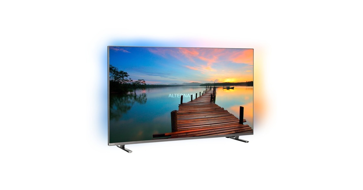 Philips The One 55PUS8518/12, LED-Fernseher(139 cm (55 Zoll), dunkelgrau, UltraHD/4K, WLAN, Ambilight, Dolby Vision)