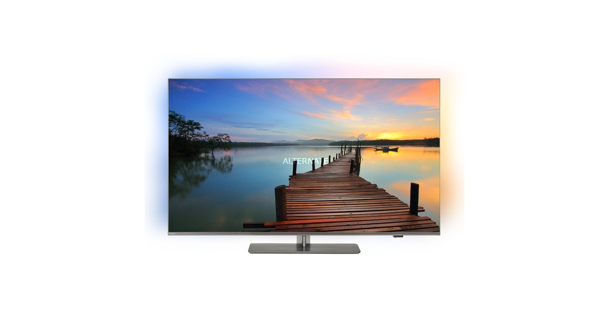 Philips The One 55PUS8818/12, LED-Fernseher(139 cm (55 Zoll), dunkelgrau, UltraHD/4K, WLAN, Ambilight, Dolby Vision, 120Hz Panel)