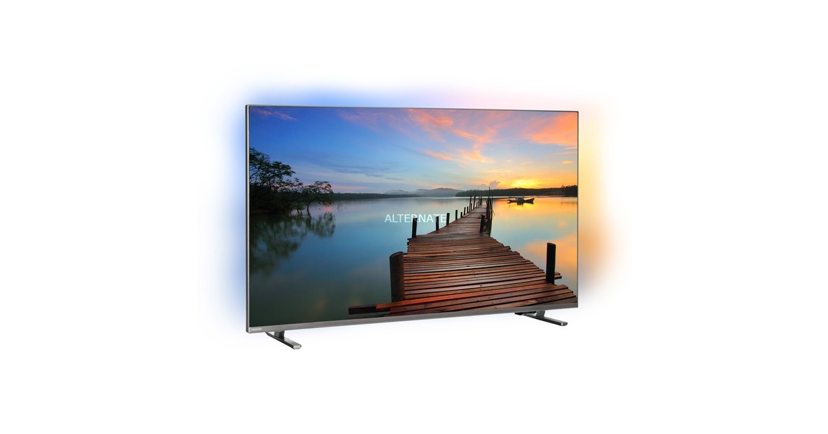 Philips The One 65PUS8518/12, LED-Fernseher(164 cm (65 Zoll), dunkelgrau, UltraHD/4K, WLAN, Ambilight, Dolby Vision)