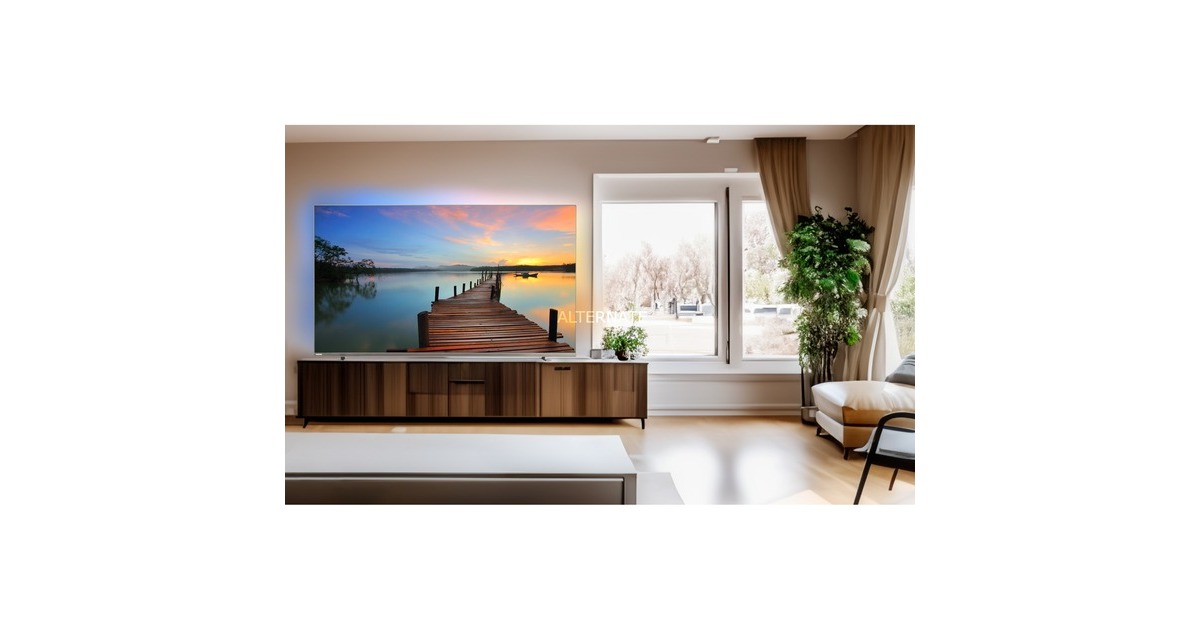 Philips The One 65PUS8518/12, LED-Fernseher(164 cm (65 Zoll), dunkelgrau, UltraHD/4K, WLAN, Ambilight, Dolby Vision)
