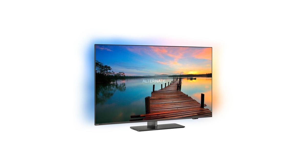 Philips The One 65PUS8818/12, LED-Fernseher(64 cm (65 Zoll), hellsilber, UltraHD/4K, WLAN, Ambilight, Dolby Vision, 120Hz Panel)