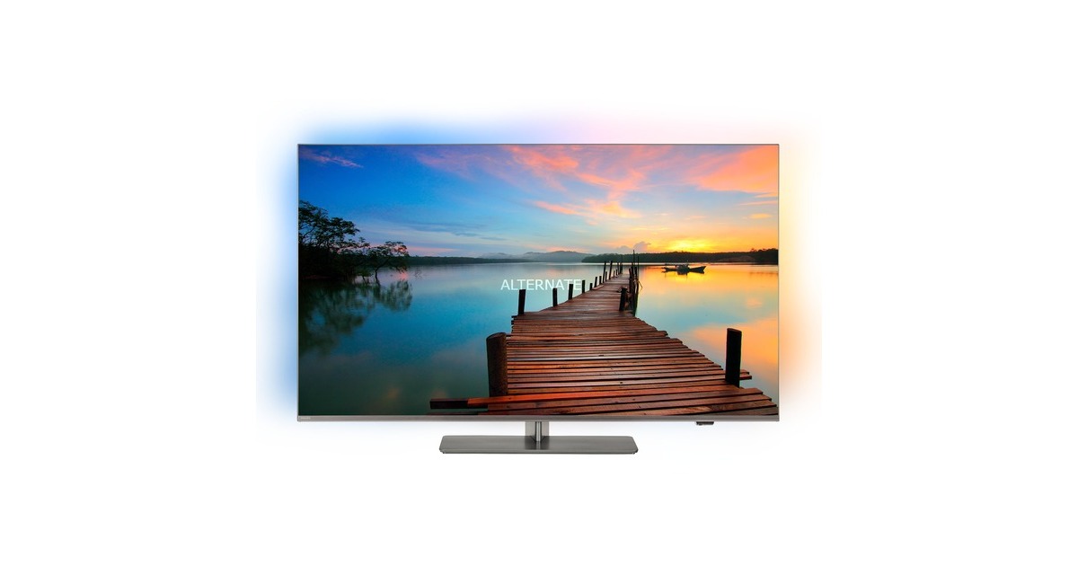 Philips The One 65PUS8818/12, LED-Fernseher(64 cm (65 Zoll), hellsilber, UltraHD/4K, WLAN, Ambilight, Dolby Vision, 120Hz Panel)