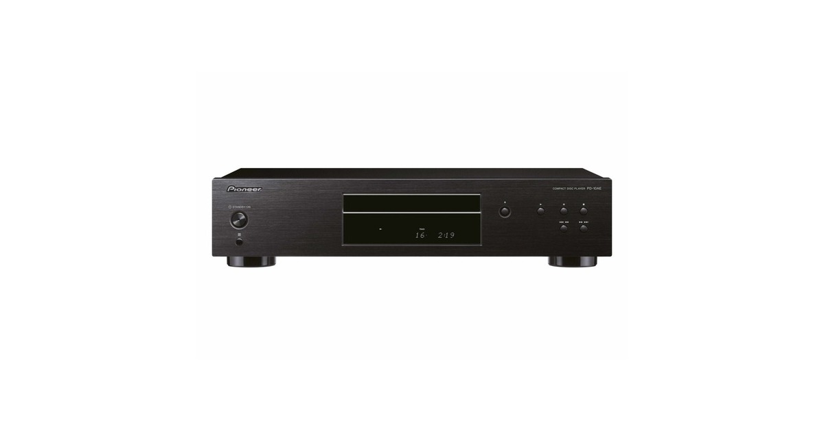 Pioneer PD-10AE-B, CD-Player(schwarz, Stereo Cinch)