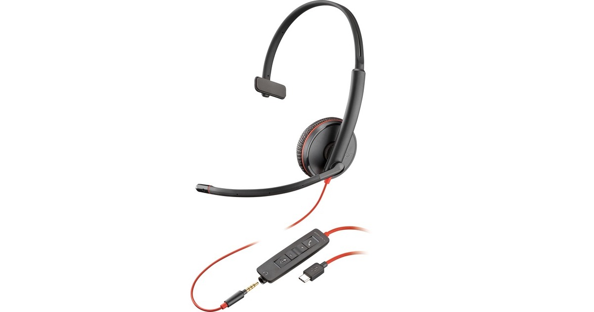 Plantronics Blackwire 3215, Headset(schwarz, USB-C)