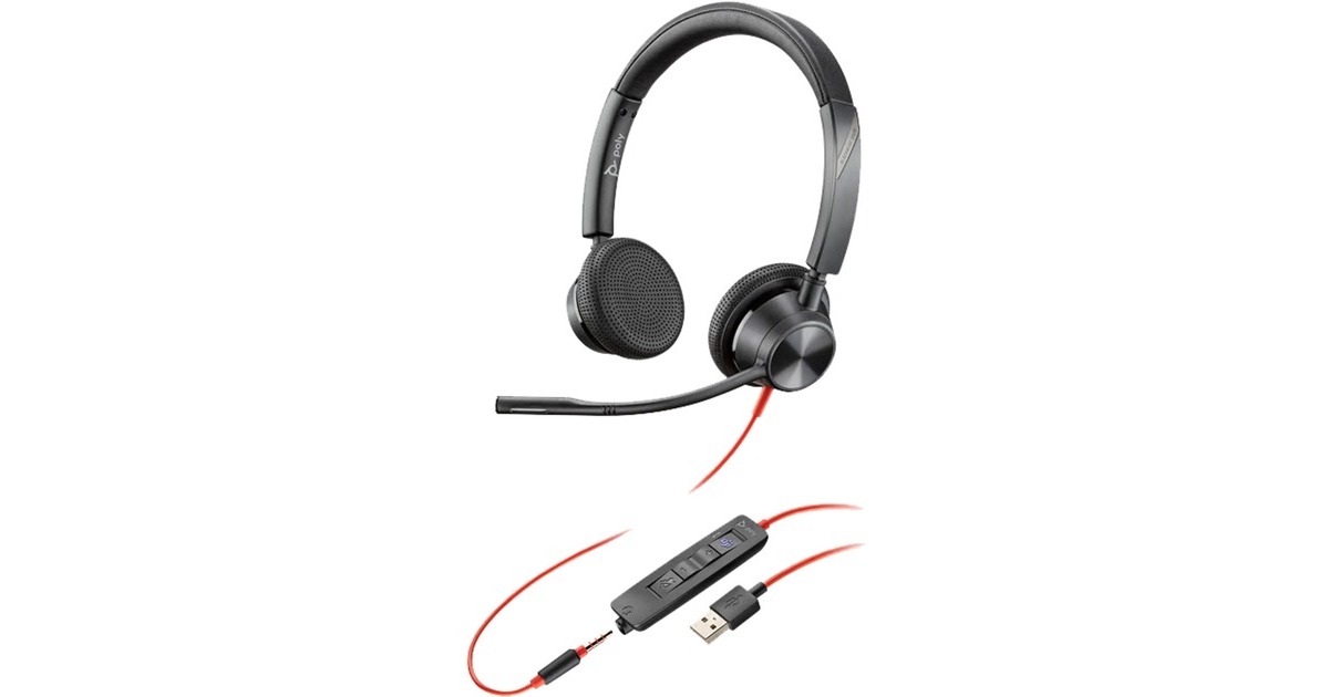 Plantronics Blackwire C3325-M, Headset(schwarz, USB-A)