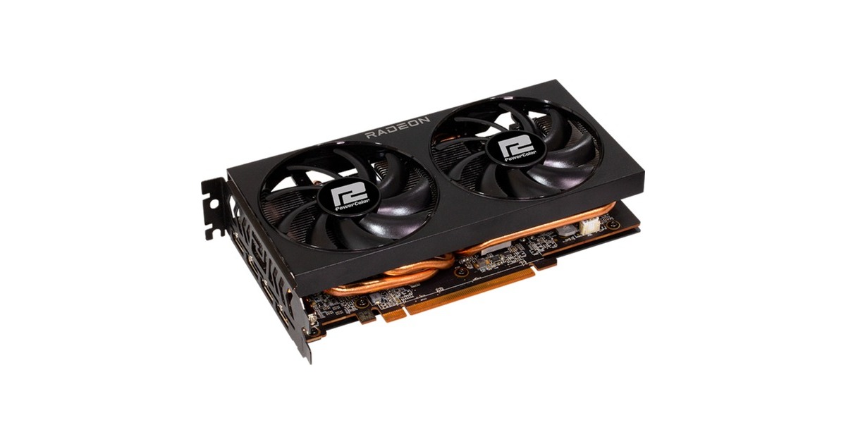 PowerColor Radeon RX 7600 Fighter 8GB, Grafikkarte(RDNA 3, GDDR6, 3x DisplayPort, 1x HDMI 2.1)