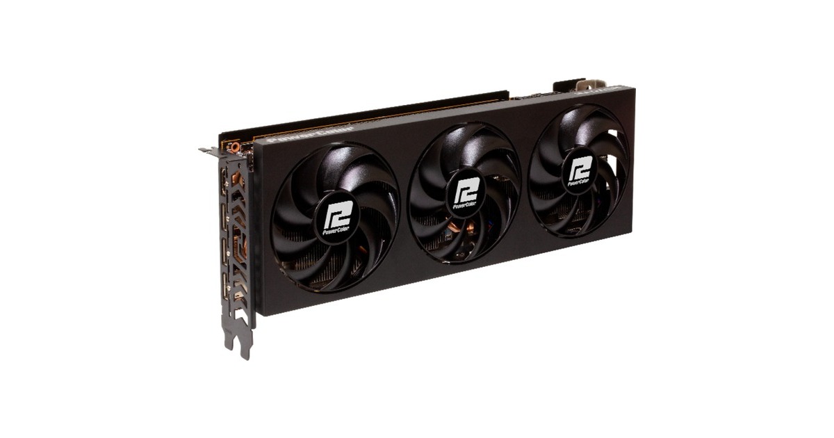 PowerColor Radeon RX 7700 XT Fighter 12GB OC(RDNA 3, GDDR6, 3x DisplayPort, 1x HDMI 2.1)