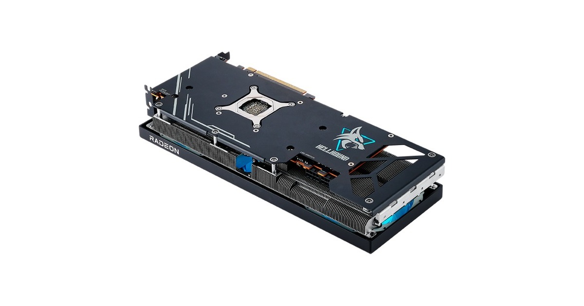 PowerColor Radeon RX 7700 XT Hellhound 12GB OC, Grafikkarte(RDNA 3, GDDR6, 1x DisplayPort, 3x HDMI 2.1)