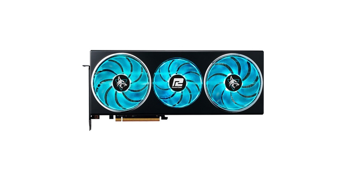 PowerColor Radeon RX 7800 XT Hellhound 16GB OC, Grafikkarte(RDNA 3, GDDR6, 3x DisplayPort, 1x HDMI 2.1)