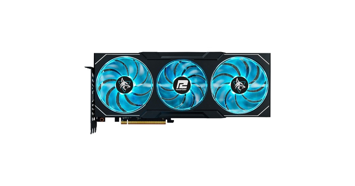 PowerColor Radeon RX 7900 XTX Hellhound 24GB OC, Grafikkarte(schwarz)
