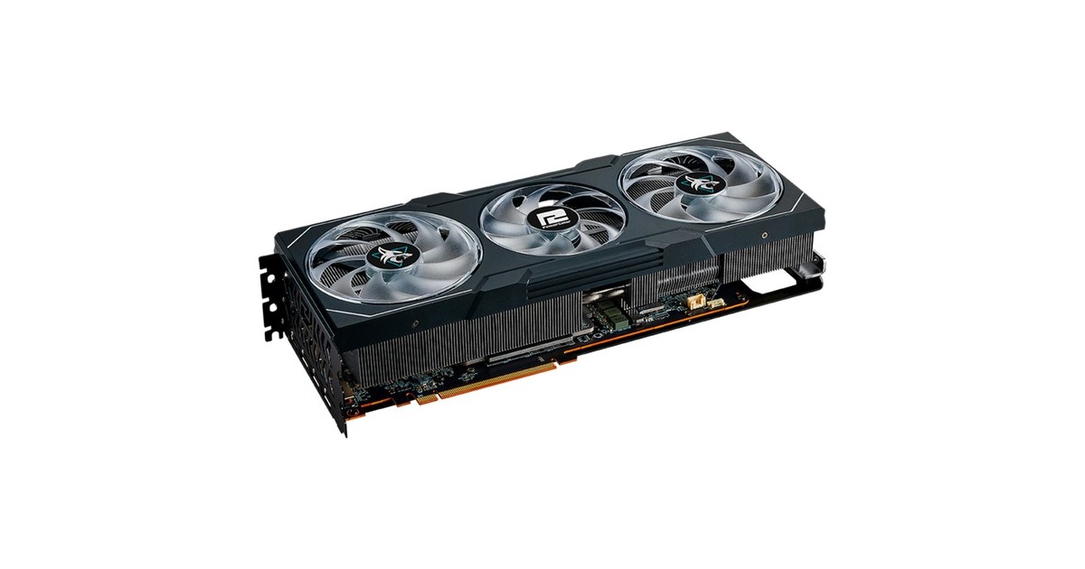 PowerColor Radeon RX 7900 XTX Hellhound 24GB OC, Grafikkarte(schwarz)