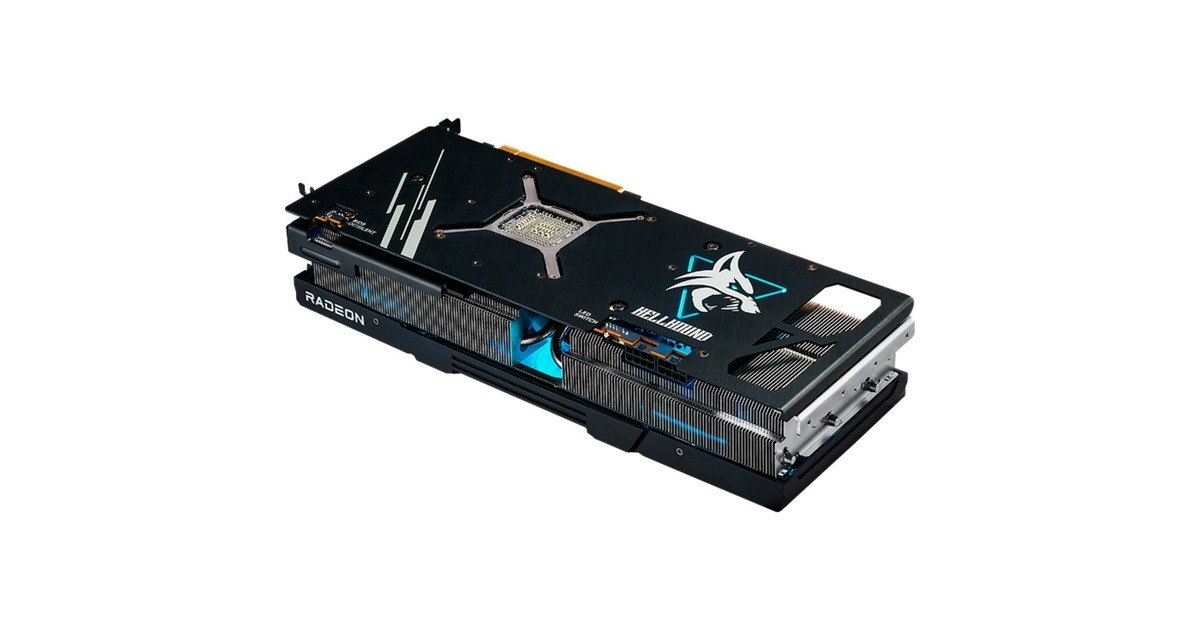 PowerColor Radeon RX 7900 XTX Hellhound 24GB OC, Grafikkarte(schwarz)