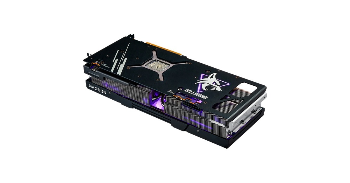 PowerColor Radeon RX 7900 XTX Hellhound 24GB OC, Grafikkarte(schwarz)