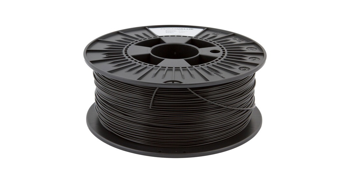 PrimaCreator PrimaValue PLA Black, 3D-Kartusche(schwarz, 1 kg, 1,75 mm, auf Rolle)