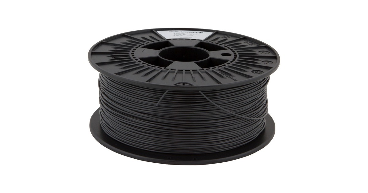 PrimaCreator PrimaValue PLA Dark grey, 3D-Kartusche(dunkelgrau, 1 kg, 1,75 mm, auf Rolle)