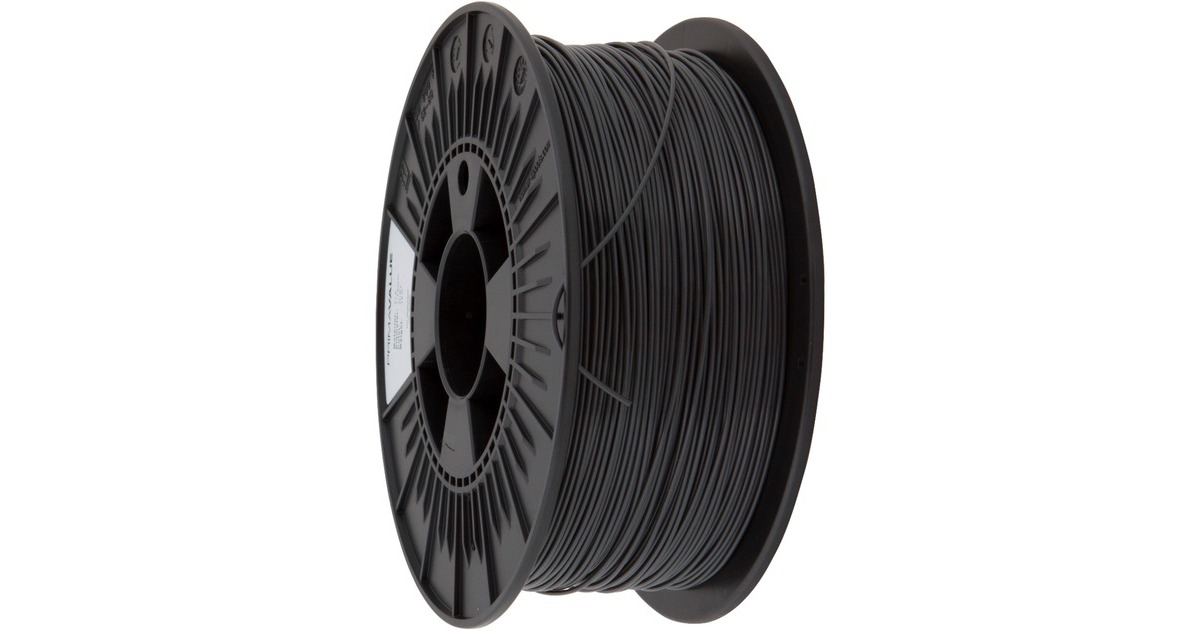 PrimaCreator PrimaValue PLA Dark grey, 3D-Kartusche(dunkelgrau, 1 kg, 1,75 mm, auf Rolle)