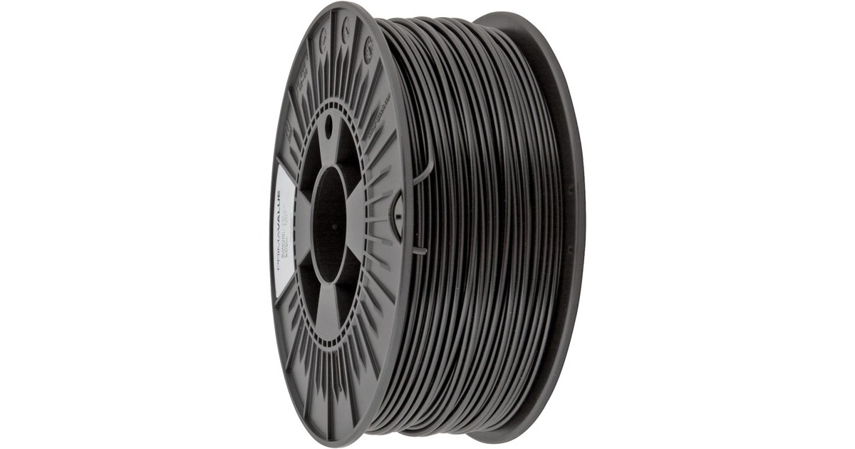 PrimaCreator PrimaValue PLA Dark grey, 3D-Kartusche(dunkelgrau, 1 kg, 2,85 mm, auf Rolle)