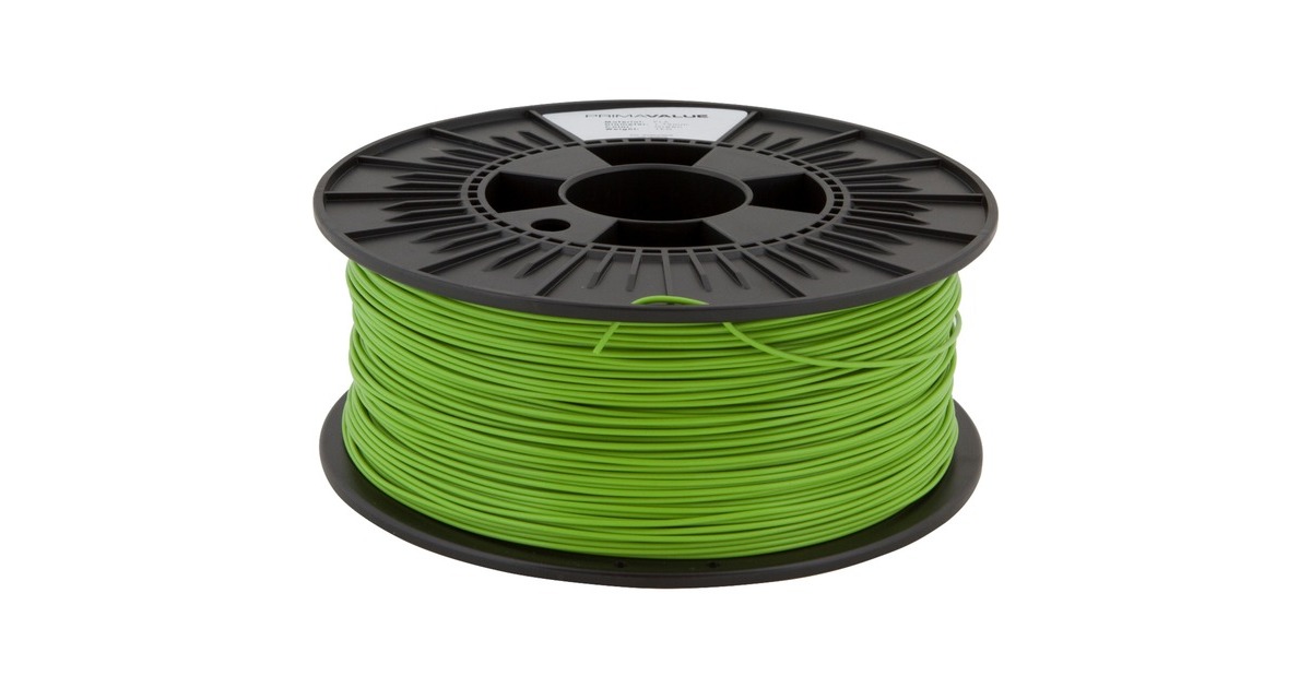 PrimaCreator PrimaValue PLA Green, 3D-Kartusche(grün, 1 kg, 1,75 mm, auf Rolle)