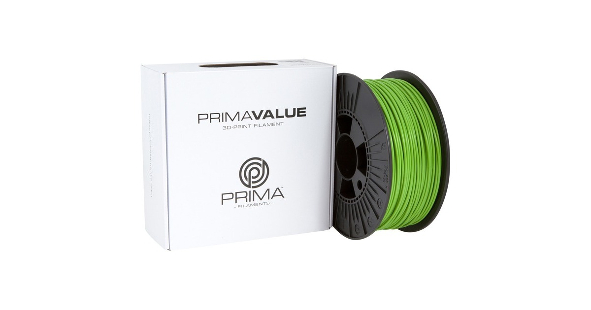 PrimaCreator PrimaValue PLA Green, 3D-Kartusche(grün, 1 kg, 2,85 mm, auf Rolle)