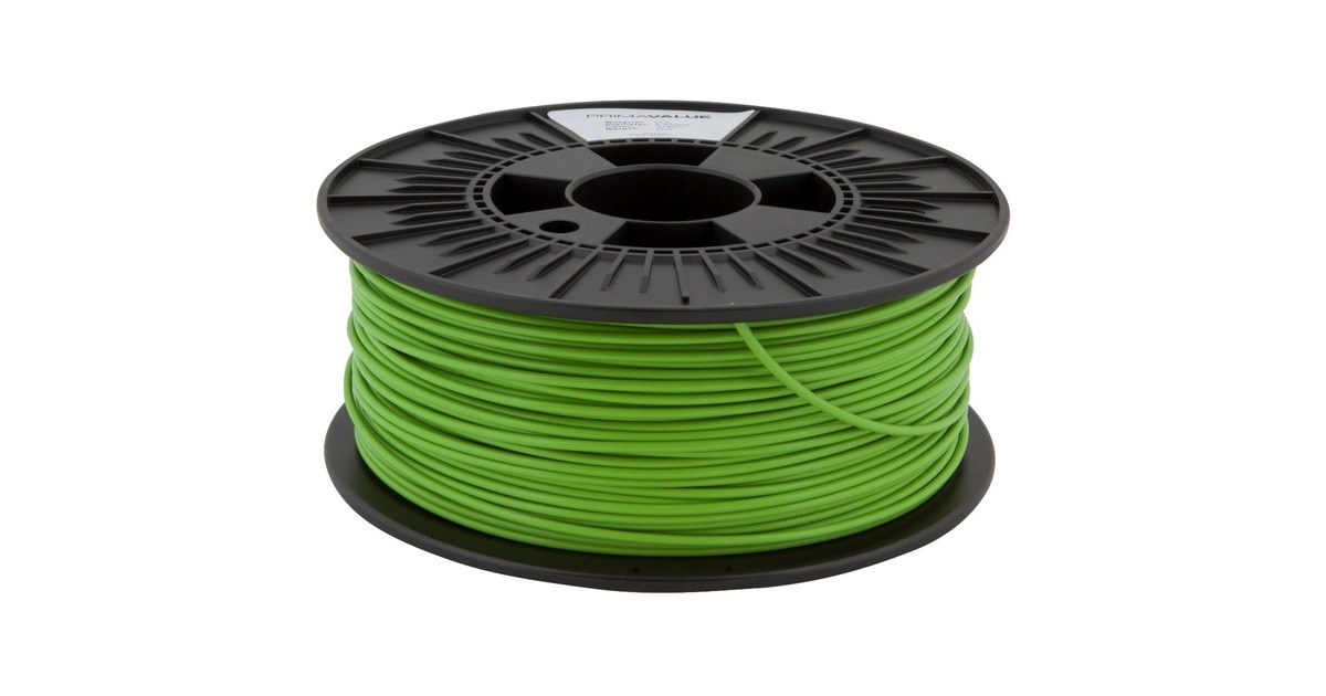 PrimaCreator PrimaValue PLA Green, 3D-Kartusche(grün, 1 kg, 2,85 mm, auf Rolle)