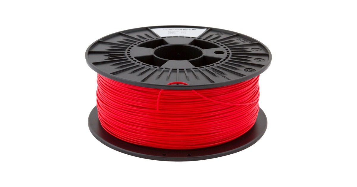 PrimaCreator PrimaValue PLA Red, 3D-Kartusche(rot, 1 kg, 1,75 mm, auf Rolle)
