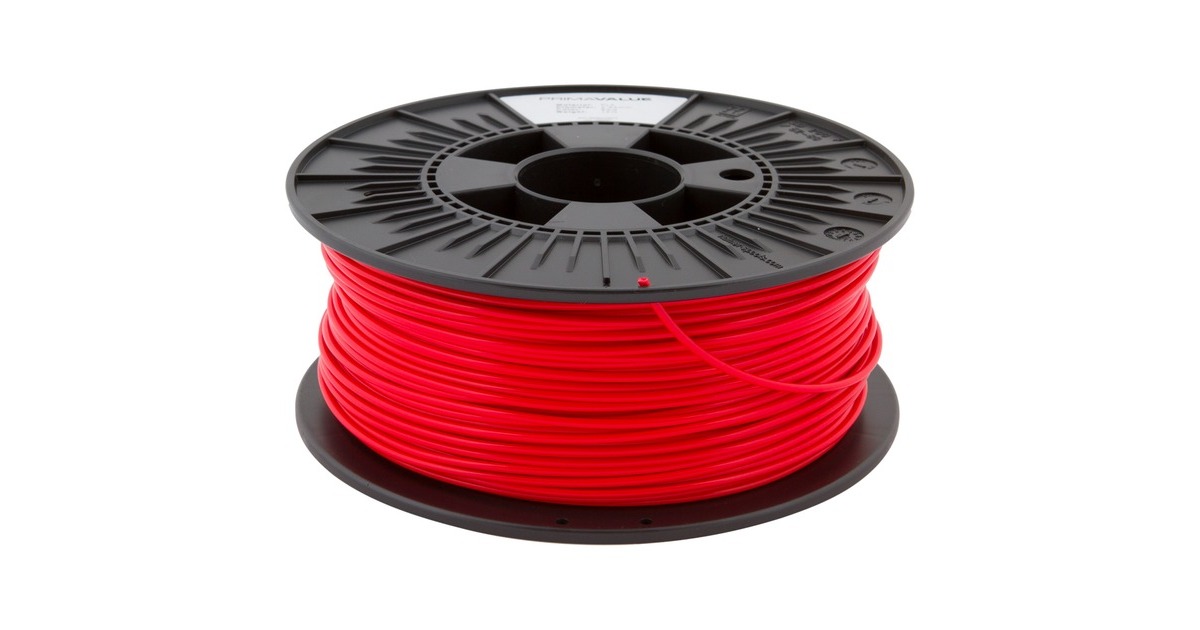 PrimaCreator PrimaValue PLA Red, 3D-Kartusche(rot, 1 kg, 2,85 mm, auf Rolle)