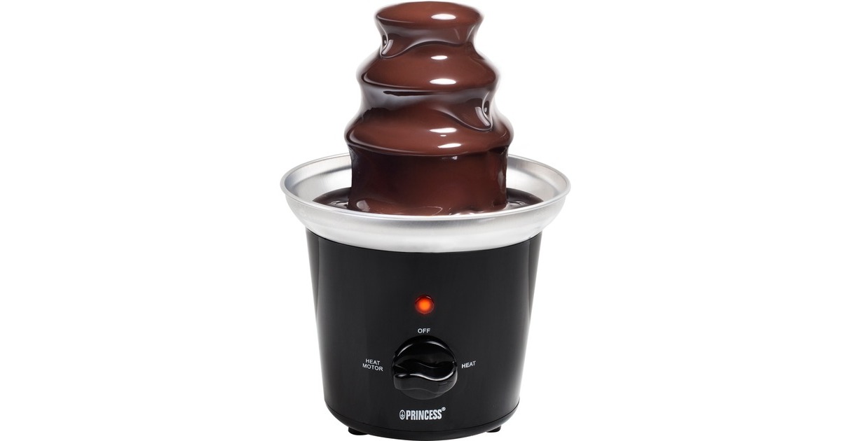 Princess 292994, Schokobrunnen(schwarz/edelstahl)