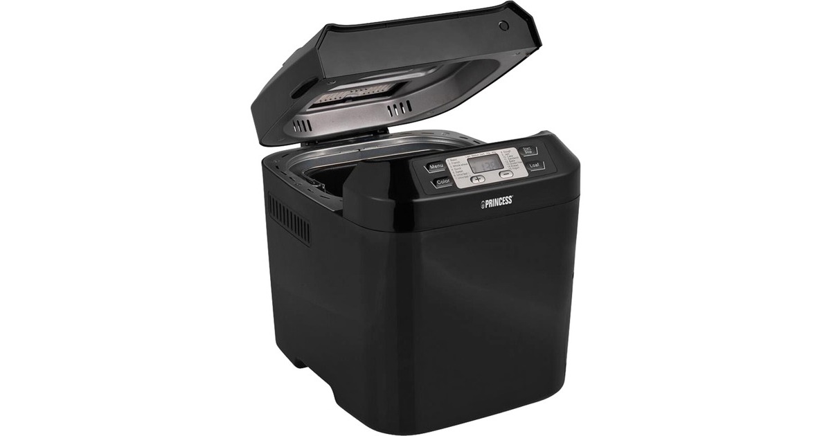 Princess Brotbackautomat 152010(schwarz, 550 Watt, für Brote bis 900g)