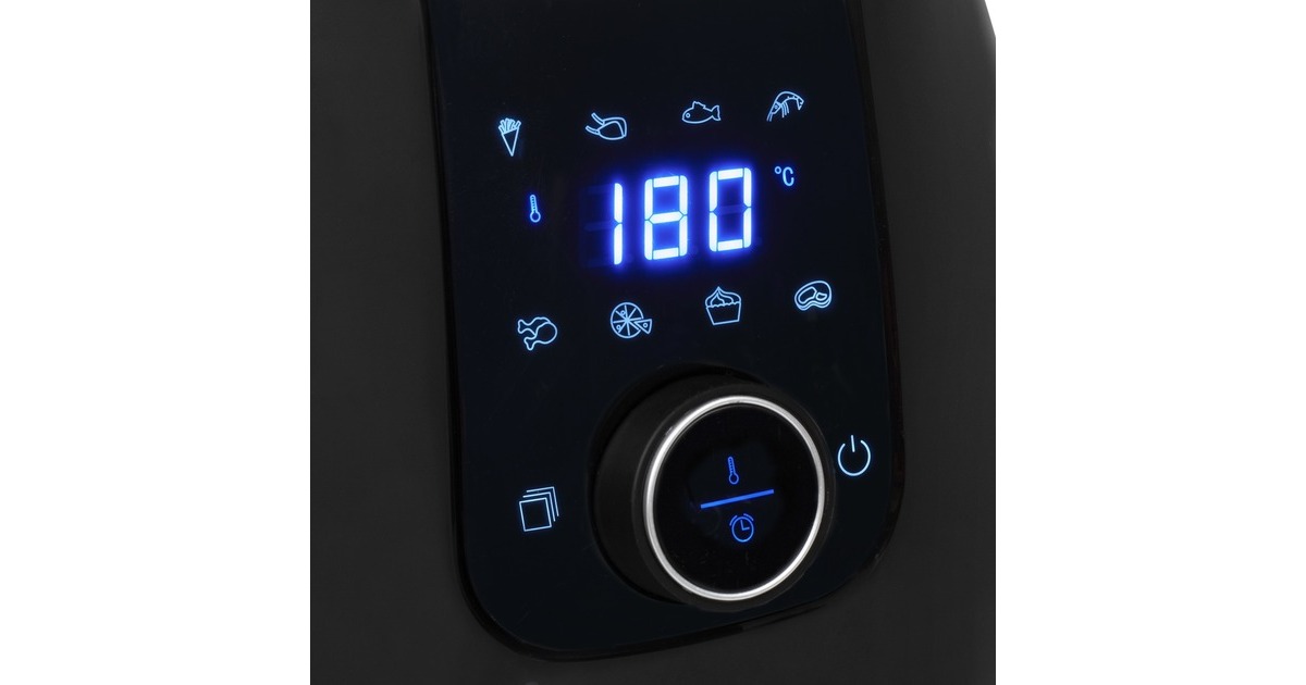 Princess Digital Aerofryer XXL 182025 , Heißluftfritteuse(schwarz/silber)