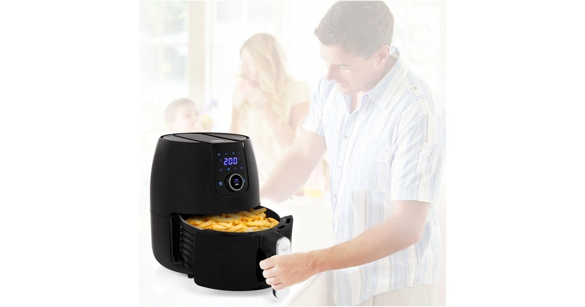 Princess Digital Aerofryer XXL 182025 , Heißluftfritteuse(schwarz/silber)