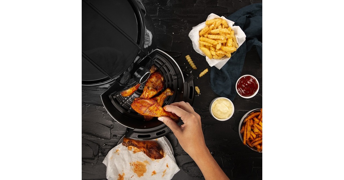 Princess Digital Aerofryer XXL 182025 , Heißluftfritteuse(schwarz/silber)