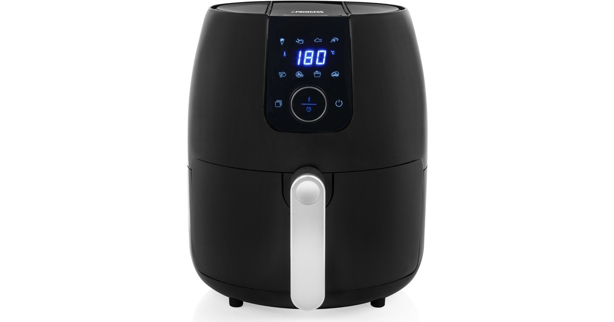Princess Digital Aerofryer XXL 182025 , Heißluftfritteuse(schwarz/silber)