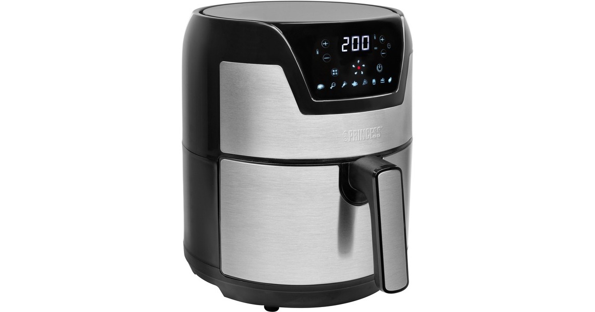 Princess Digital Aerofryer XXL 182026, Heißluftfritteuse(schwarz/edelstahl)