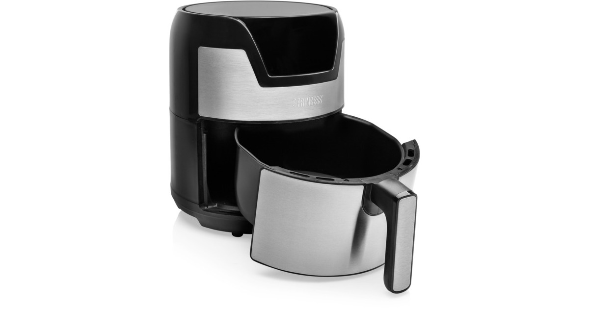 Princess Digital Aerofryer XXL 182026, Heißluftfritteuse(schwarz/edelstahl)