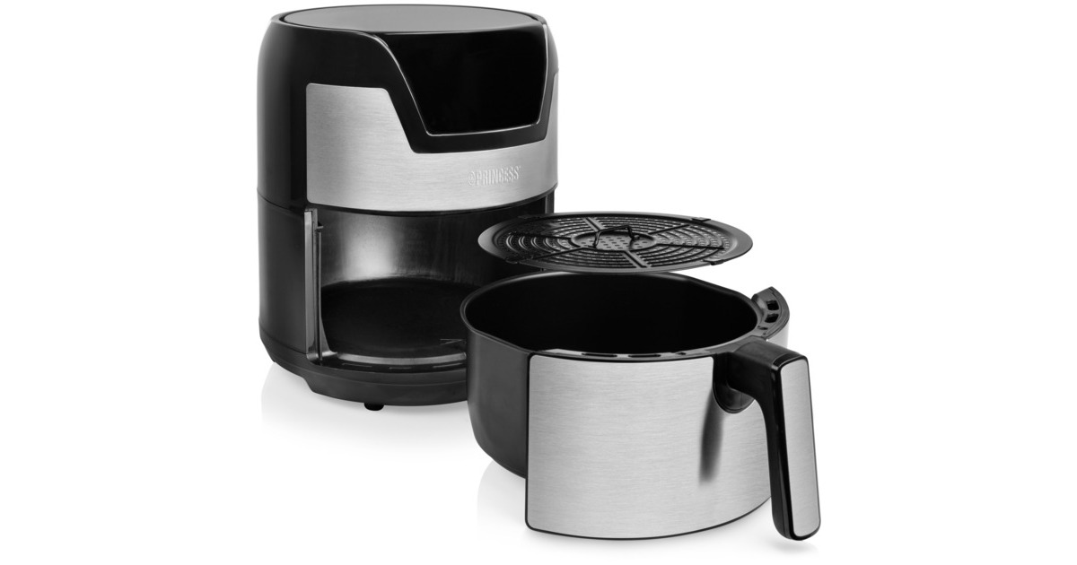 Princess Digital Aerofryer XXL 182026, Heißluftfritteuse(schwarz/edelstahl)