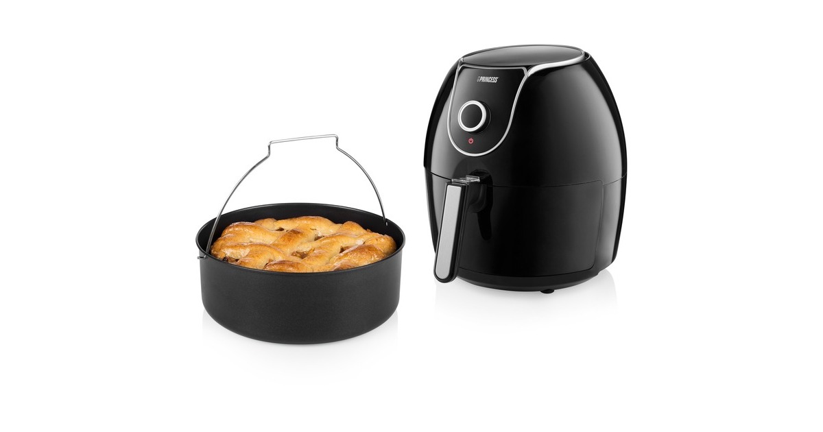 Princess Digital Family Aerofryer 182055, Heißluftfritteuse(schwarz/silber)