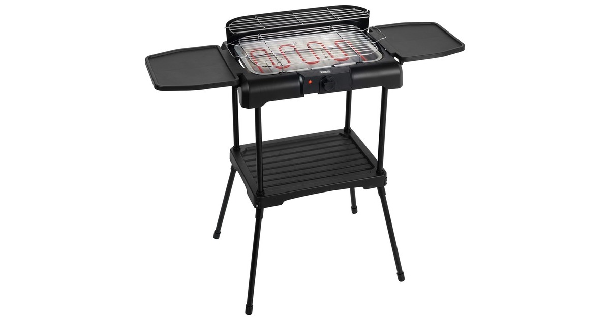Princess Elektrischer Grill 112250, Elektrogrill(schwarz, 2.200 Watt, 40 x 24,5cm)
