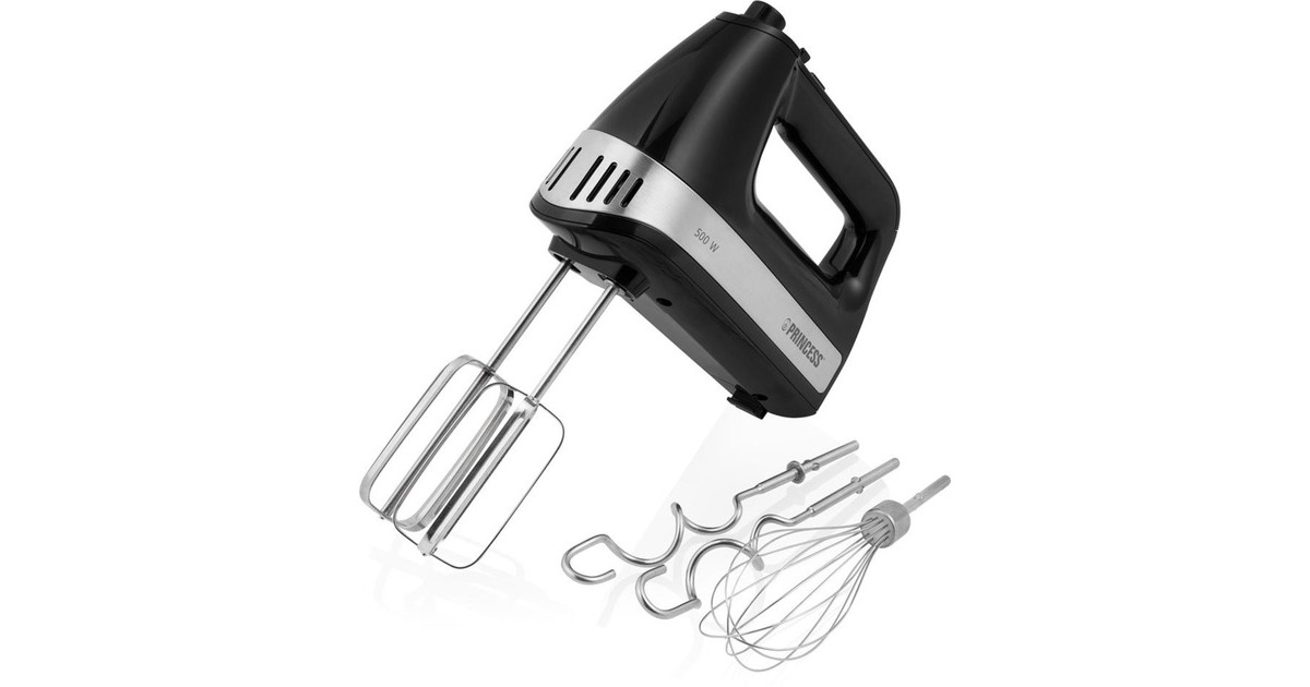 Princess Handmixer 222206(schwarz/edelstahl)