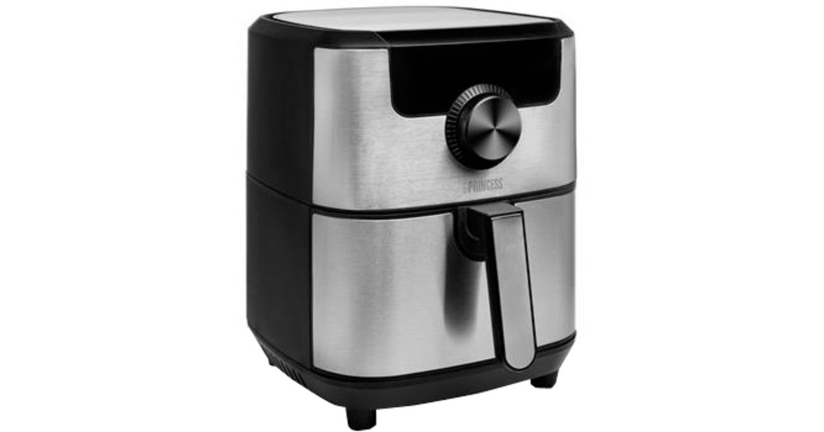 Princess XXL Heißluftfritteuse 182033(edelstahl (gebürstet)/schwarz)