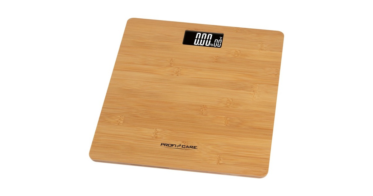 ProfiCare Personenwaage PC-PW 3103(holz/schwarz)