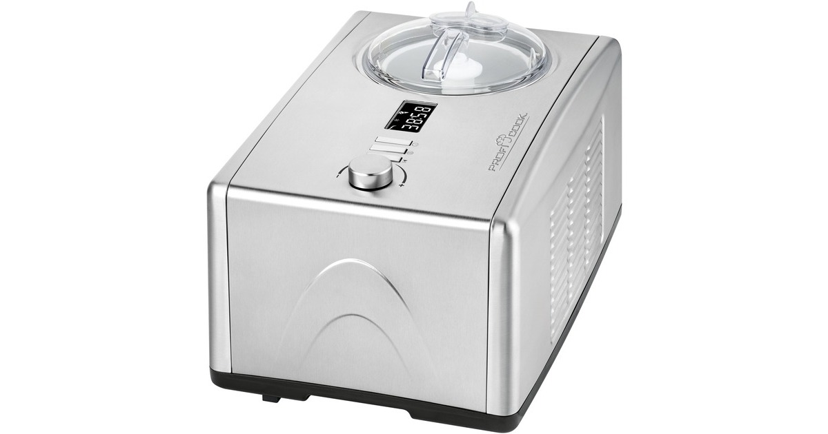 ProfiCook 2in1 - Eiscremeautomat und Joghurtmaker PC-ICM 1091 N, Eismaschine(edelstahl)