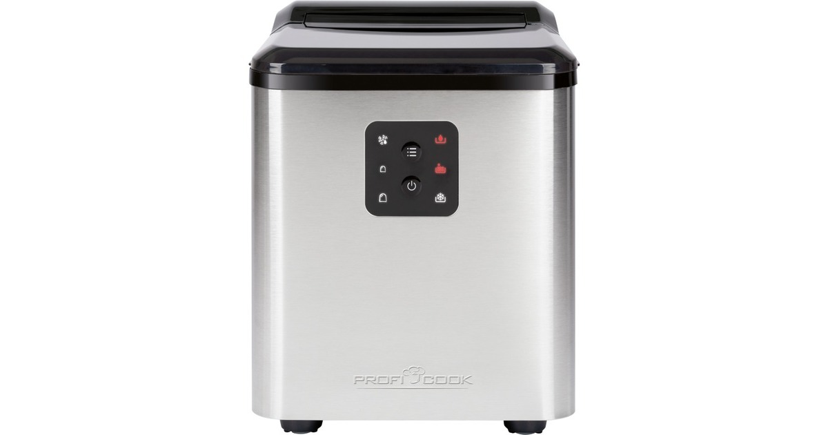 ProfiCook Eiswürfelbereiter PC-EWB 1253 inox(edelstahl/schwarz, 120 Watt)