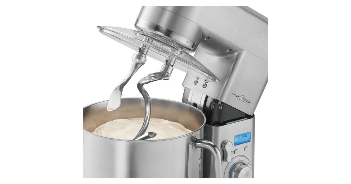 ProfiCook Knetmaschine PC-KM 1096, Küchenmaschine(edelstahl, 1.500 Watt)