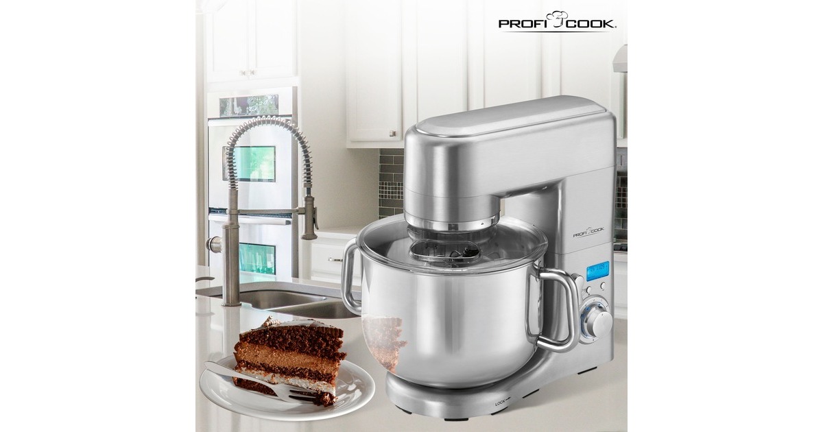 ProfiCook Knetmaschine PC-KM 1096, Küchenmaschine(edelstahl, 1.500 Watt)