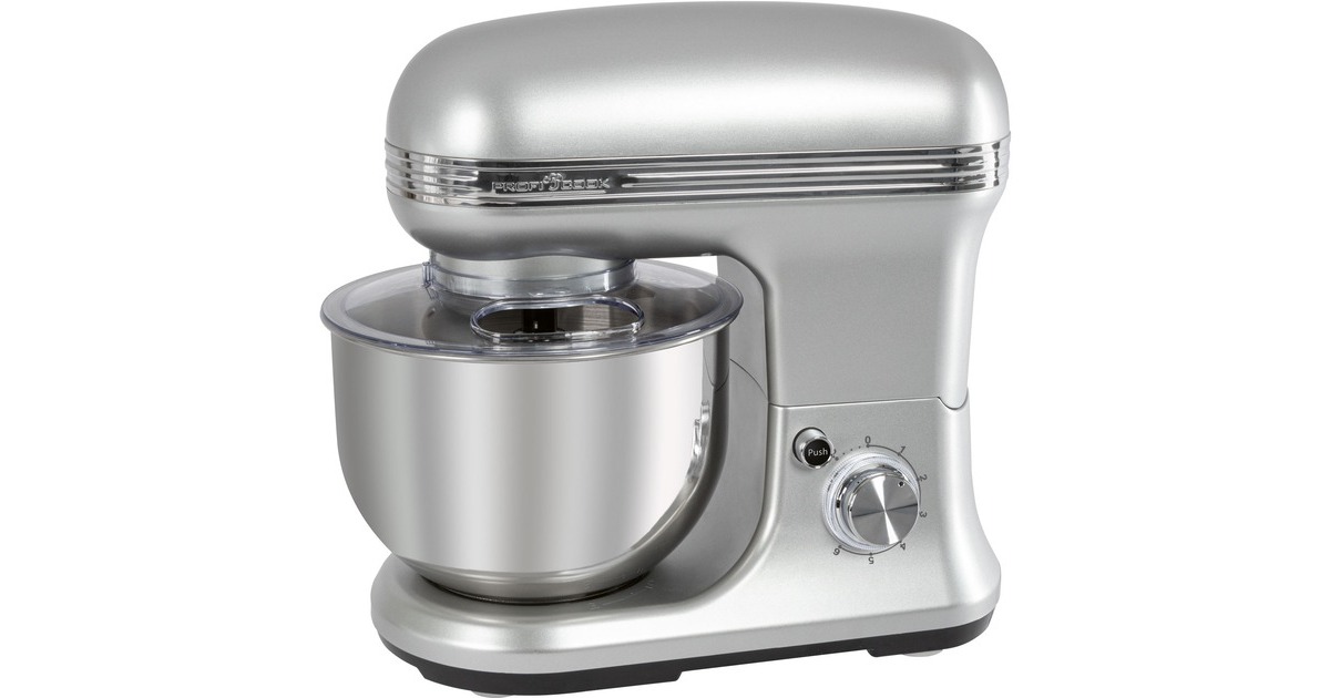 ProfiCook Knetmaschine PC-KM 1222 W, Küchenmaschine(silber, 1.200 Watt, inkl. Küchenwaage )